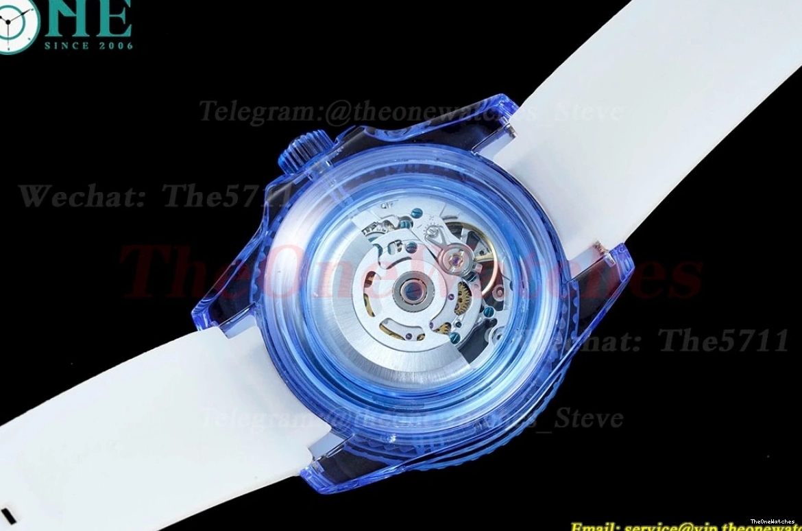 40MM Submariner Skeleton RU Dial F8F Acrylic A2824 Date No 1213